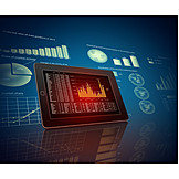   Economy, Stock market, Computer graphics