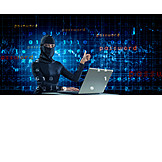   Kriminalität, Datensicherheit, Passwort, Computerkriminalität, Programmierung, Hackerin
