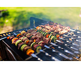   Meat, Broiling, Grill, Kebabs, Bbq