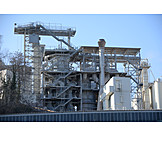   Industrie, Fabrik, Zementwerk