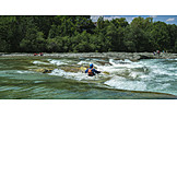   Extreme Sports, Kayak, Whitewater Kayaking