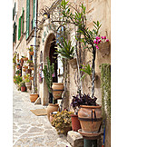   Alley, Terracotta, Mediterran, Valldemossa