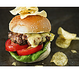   Hamburger, Cheeseburger, Amerikanische Küche
