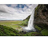   Wasserfall, Island, Seljalandsfoss