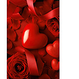   Herz, Valentinstag, Romantisch, Rosenblüten