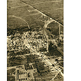   Luftbild, Erster Weltkrieg, Bapaume
