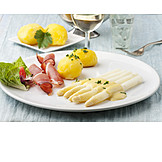   German Cuisine, Lunch, Asparagus