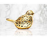   Bird, Decoration, Golden
