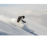   Ski, Pulverschnee, Skifahrer