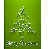   Weihnachtsbaum, Weihnachtskarte, Merry christmas