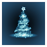   Weihnachten, Weihnachtsbaum, Weihnachtskarte