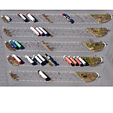   Truck, Parking Lot