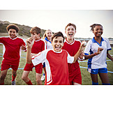   Fußball, Gemeinsam, Sportunterricht