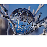   Winter Landscape, Crystal Ball
