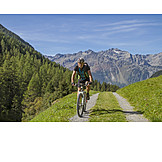   Mountain Biking, ötztal Alps