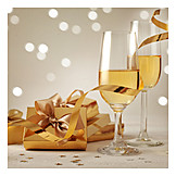   Champagner, Geschenke, Festlich