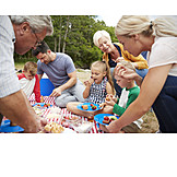   Eating, Picnic, Family Outing