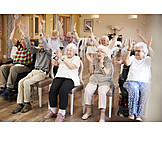   Seniors, Nursing Home  , Gymnastics