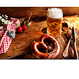  Bayrische Küche, Bier, Brezel