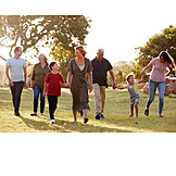   Spaziergang, Familie, Generationen