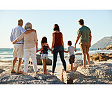   Familie, Verbundenheit, Strandurlaub