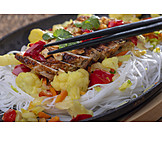   Asian Cuisine, Meal, Rice Noodle