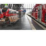   Platform, Main Station, Frankfurt