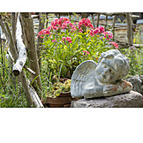   Garden, Angel Figurine, Garden Decoration