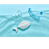   Sea, Pollution, Plastic Trash