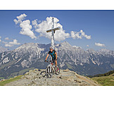   Cross, Mountain Biker, Kitzbühler Alps