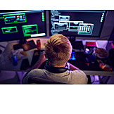   Teenager, Pc, Computer Monitor, Programming
