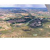   Aerial View, Botswana