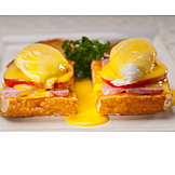   Frühstück, Amerikanische Küche, Eier Benedict
