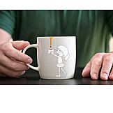   Humor, Illustration, Coffee cup