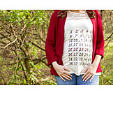   Calendar, Pregnancy, T-shirt, Birthday