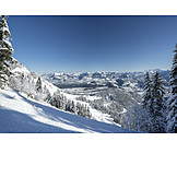   Winterlandschaft, Berchtesgadener Alpen, Rossfeld
