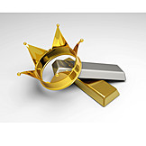   Crown, Gold, Wealthiness, Money
