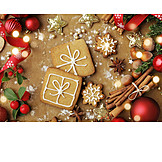   Christmas cookies, Gingerbread, Christmas present