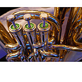   Close Up, Wind Instrument, Bass Tuba