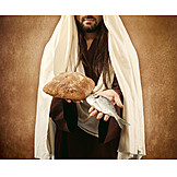   Fish, Christianity, Bread, Sharing