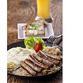   Sausage, German Cuisine, Lunch, Nuremberger