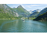   Ferry, Geirangerfjord