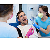   Zahnbehandlung, Patient, Zahnarztpraxis, Zahnärztin