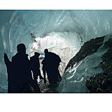   Tourism, Group, Ice Cave