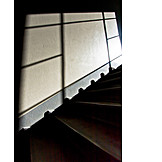   Window, Shadow, Light Incidence, Stairway
