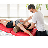   Treatment, Physiotherapy, Back Bending