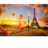   Autumn, Paris, Eiffel Tower