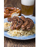   Sausage, Sauerkraut, German Cuisine