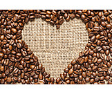   Heart, Coffee Beans