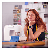   Creative, Sewing Machine, Fashion Designer